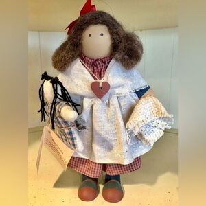 Farmhouse Lizzie High Doll Sara Valentine with her Doll